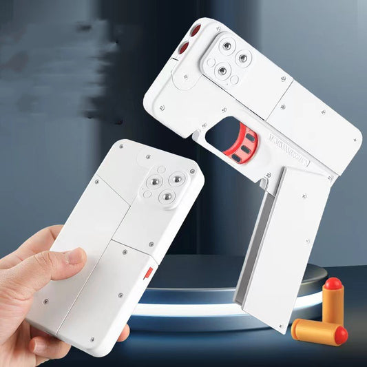 Folding Mobile Phone Gun Deformation Spray