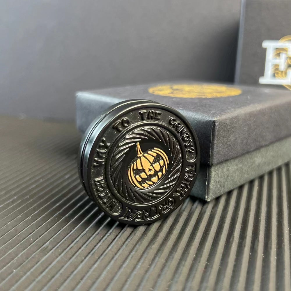 Milk-in-water Pumpkin EDC Push Brand Black Gold Decompression Artifact Toy