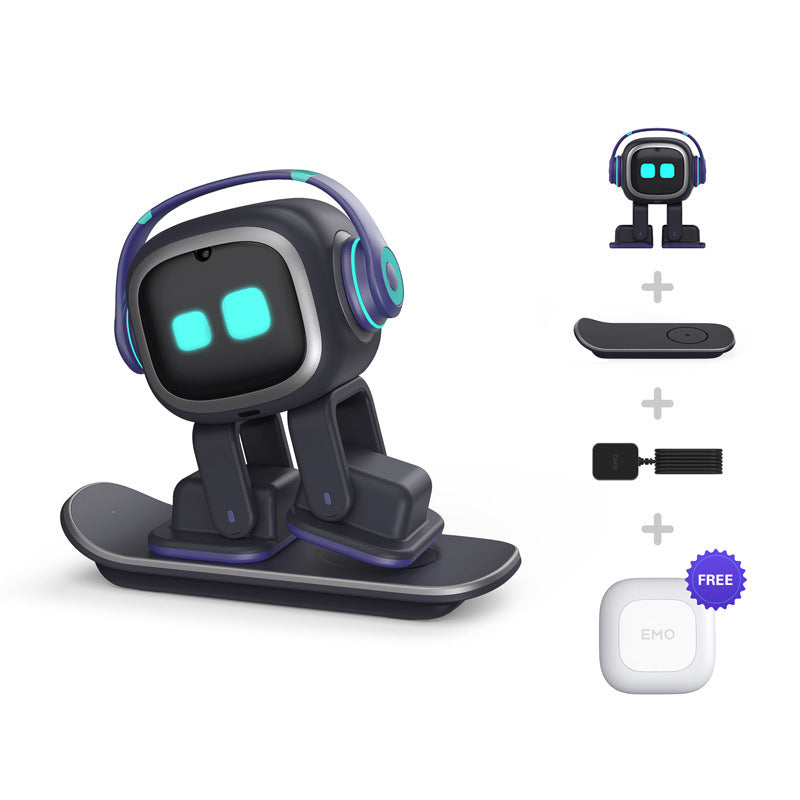 Robot Toy Desktop Voice Recognition Emotion Ai Communication Intelligent Children Accompany Interactive Electronic Pet