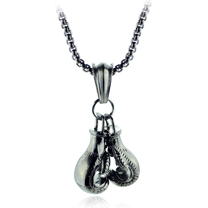 Men's Boxing Gloves Pendant Necklace