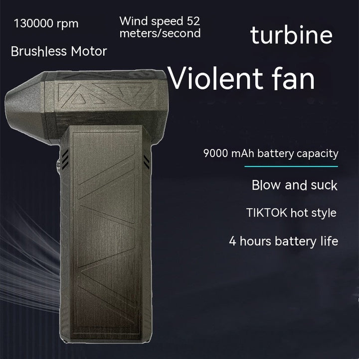 TurboBlast: Silent High-Power Jet Fan Air Blower - Rapid Recharge for Dust-Free Precision!