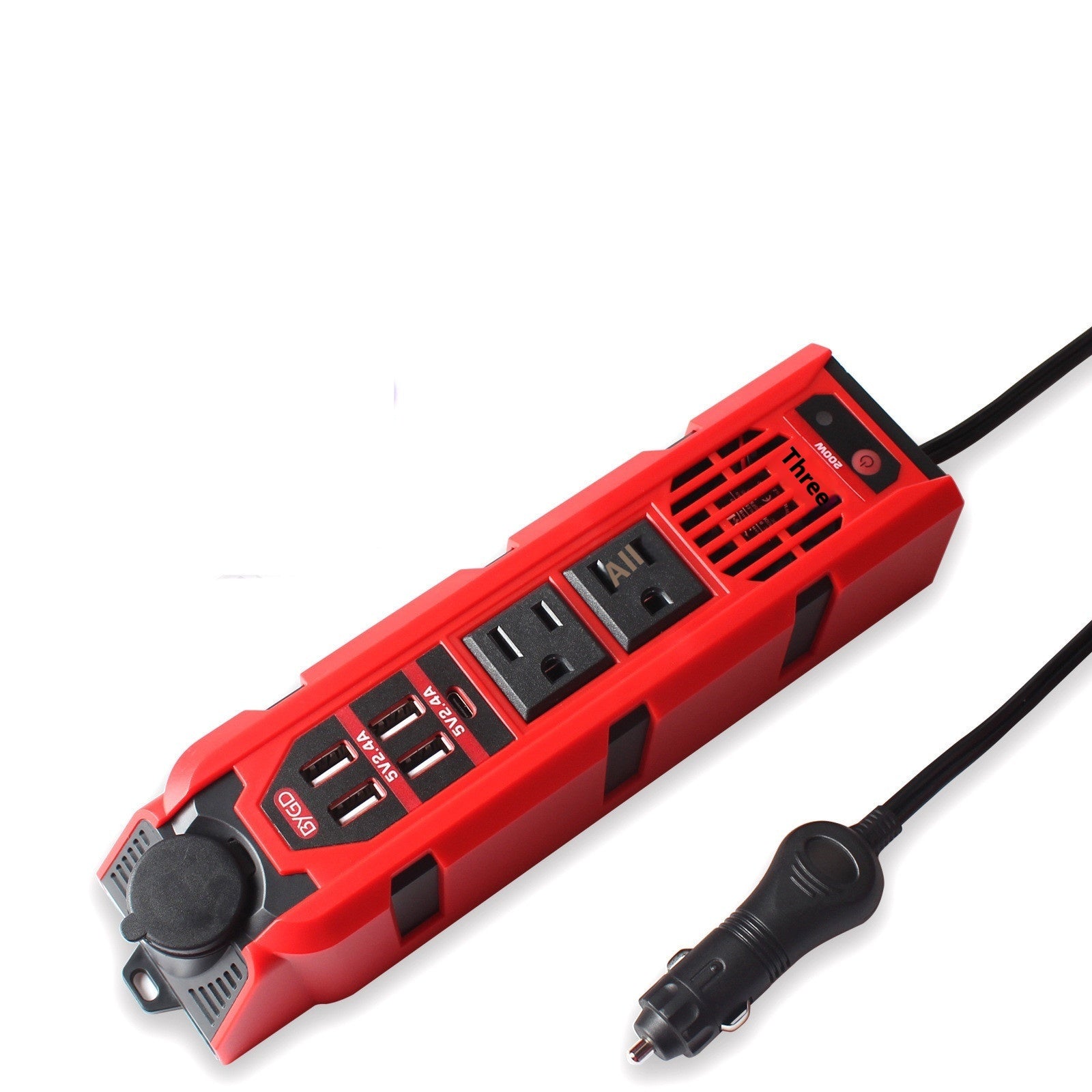 Multifunctional Power Strip 12V To 110V Correction Wave Convenient Inverter