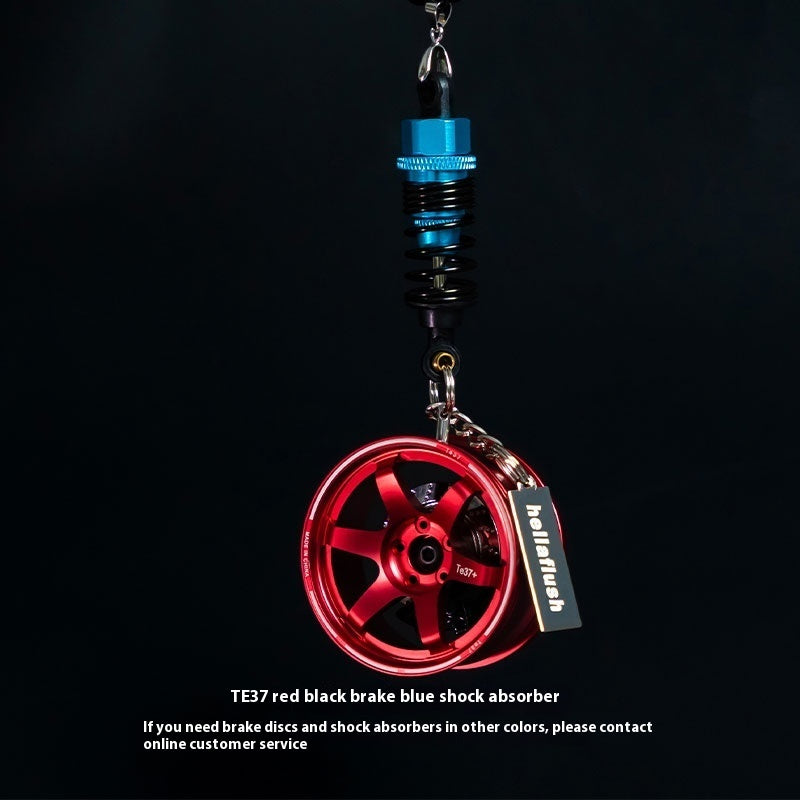 Wheel Hub Car Pendant Pendant Ornament Key Hanger