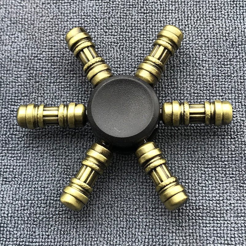 Bronze Alloy Fingertip Gyro Relieving Spinning Top Rotating Hand Spinner