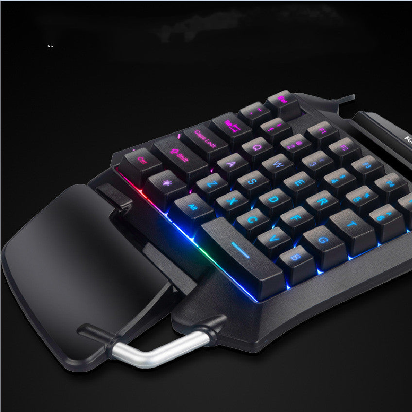 One-handed Keyboard Throne Converter Mobile Game Eat Chicken Left Hand Small Keyboard