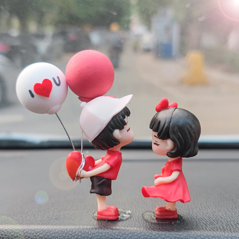 Decorative Ornaments For Couples In Car