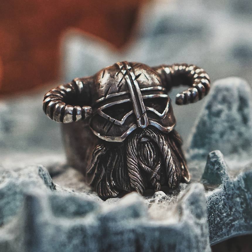 Nordic Viking Gladiator Vintage Indian Ring