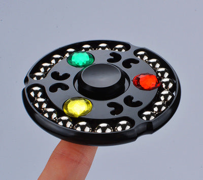 Lotus Steel Ball Fingertip Spinner Children's Metal Aluminum Alloy Decompression Toy