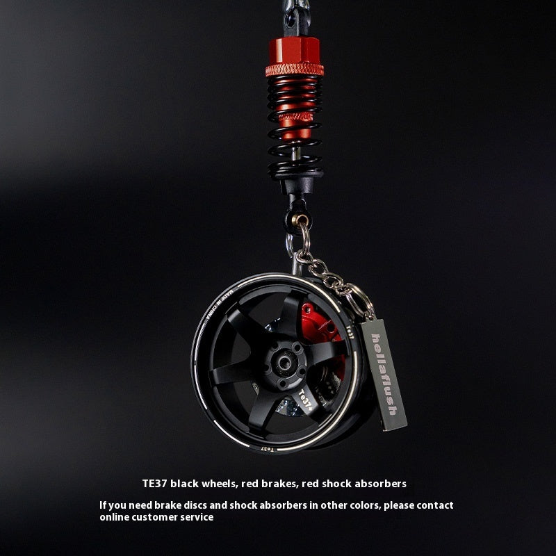 Wheel Hub Car Pendant Pendant Ornament Key Hanger