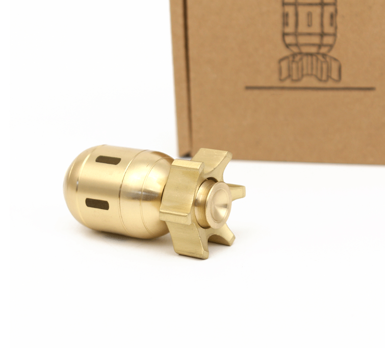 Brass Solid Pressure Reducing Rotary Fingertip Gyroscope