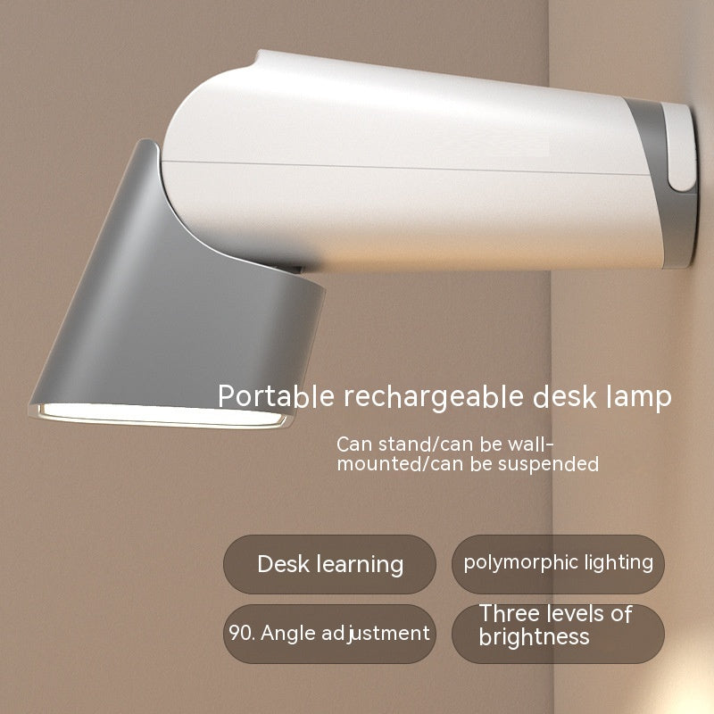 Eye Protection Lamp Touch Dimming And Color-changing Rechargeable Light