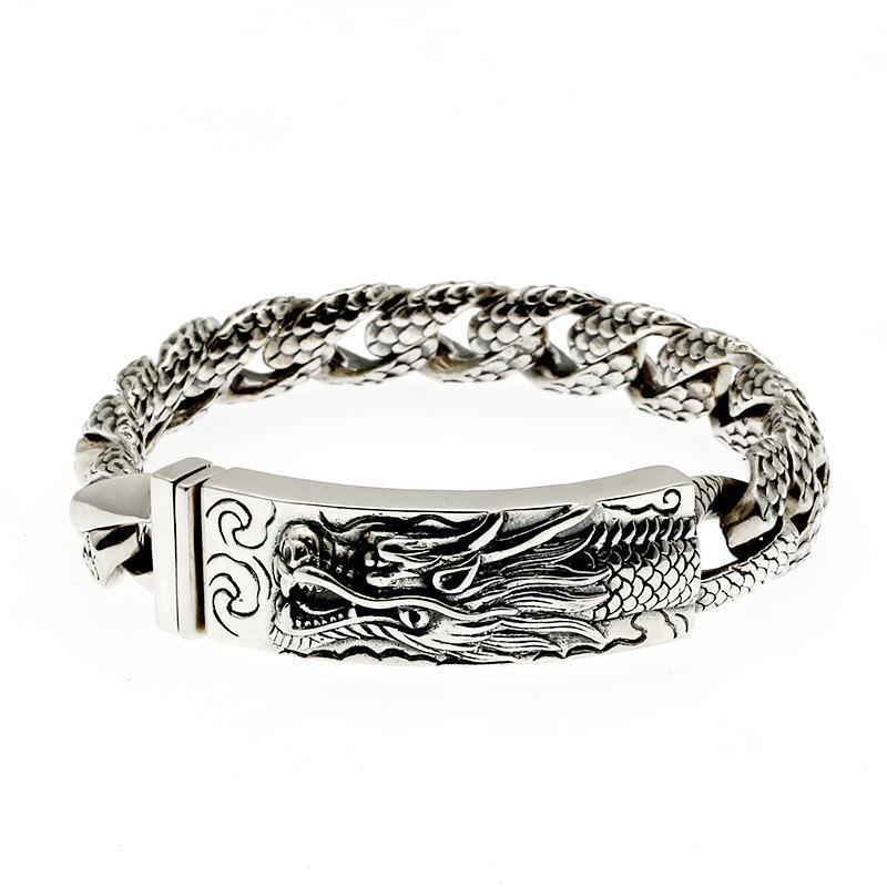 Personality Domineering Dragon Pattern Men Bracelet