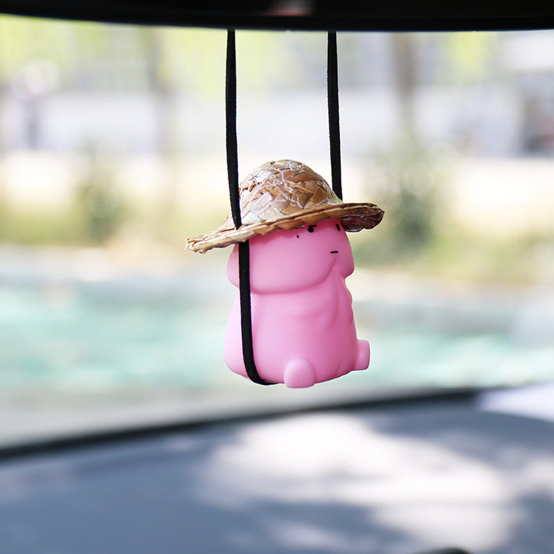 Car Ornaments Cute Swing Duck