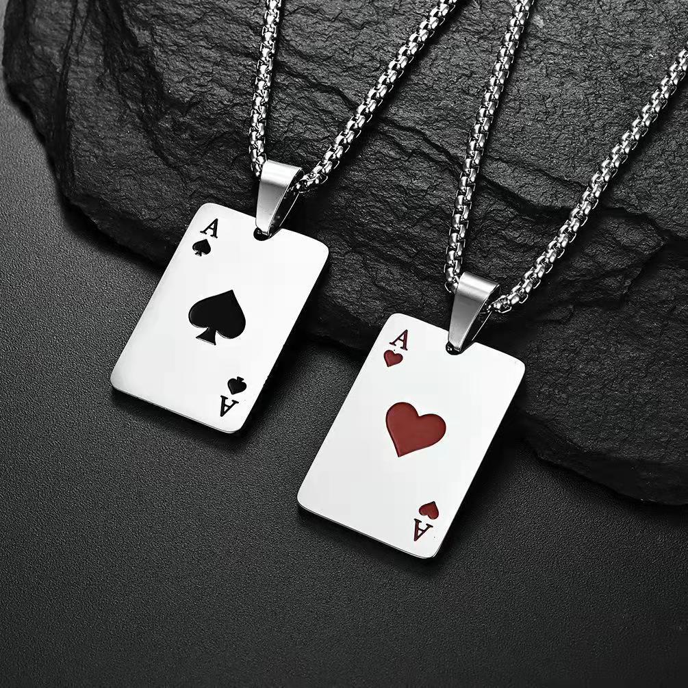 Fashion Niche Creative Of Spades Love Pendant Necklace