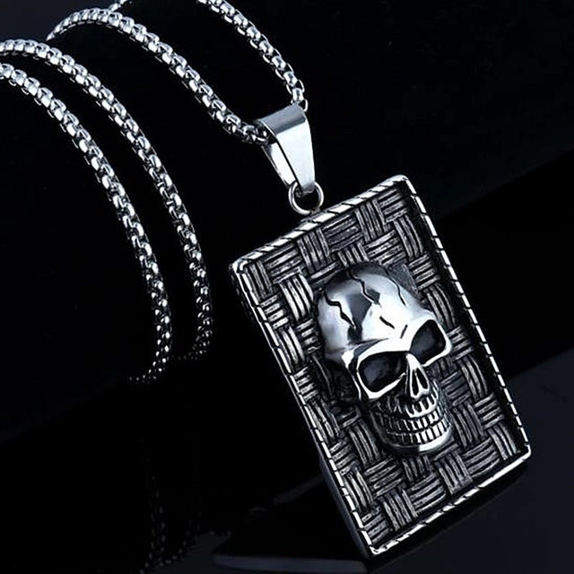 Double Axe Pendant Men's Necklace