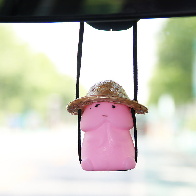 Car Ornaments Cute Swing Duck