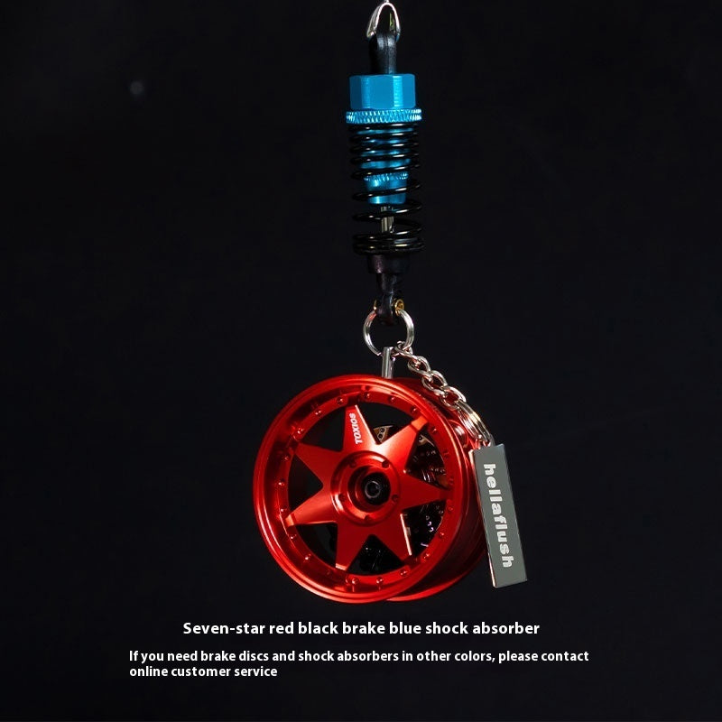 Wheel Hub Car Pendant Pendant Ornament Key Hanger