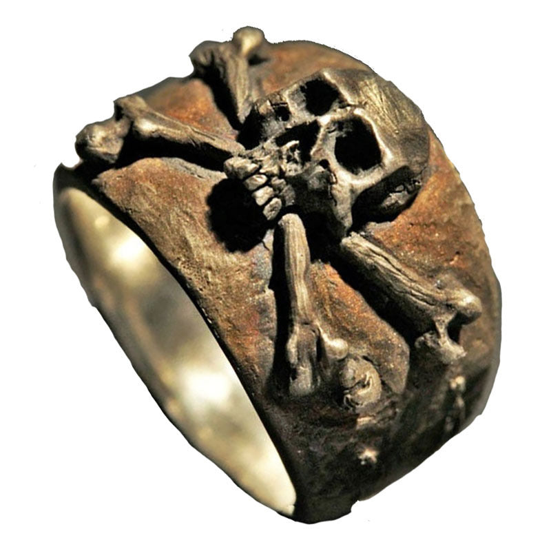 Nostalgic Skull Personality Boys Ring