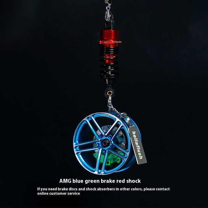 Wheel Hub Car Pendant Pendant Ornament Key Hanger