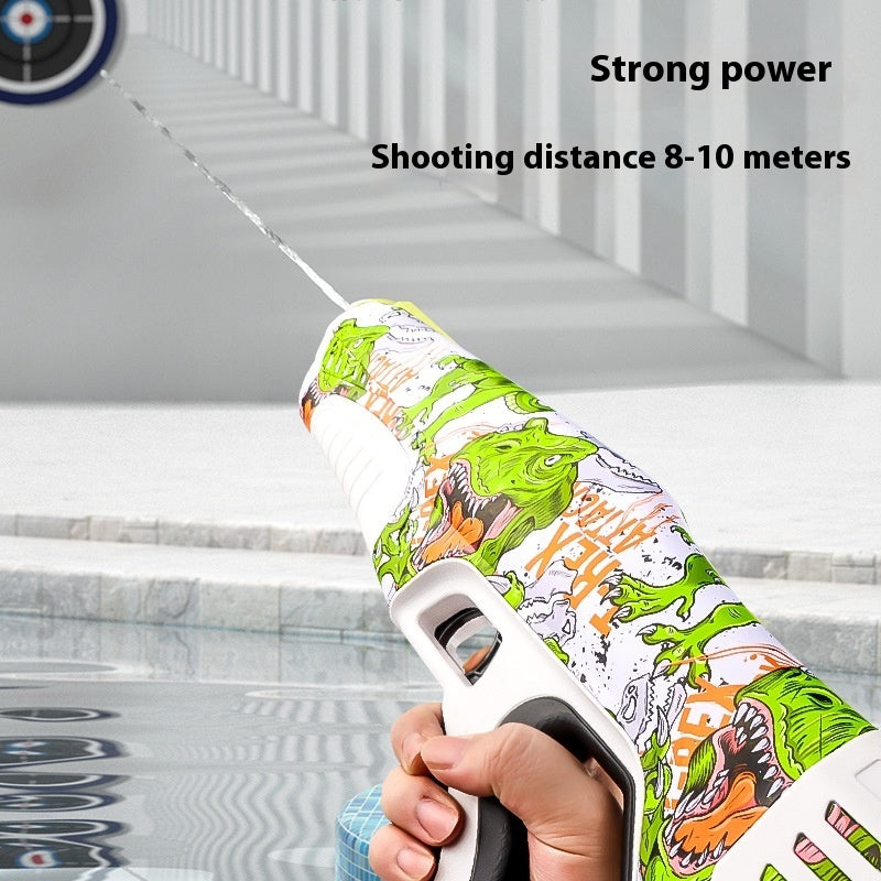 Dinosaur Electric Water Gun Waterproof Automatic Water-absorbing Water-playing Toy