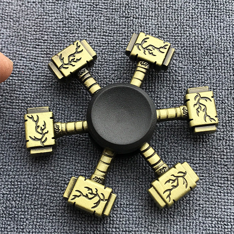 Bronze Alloy Fingertip Gyro Relieving Spinning Top Rotating Hand Spinner