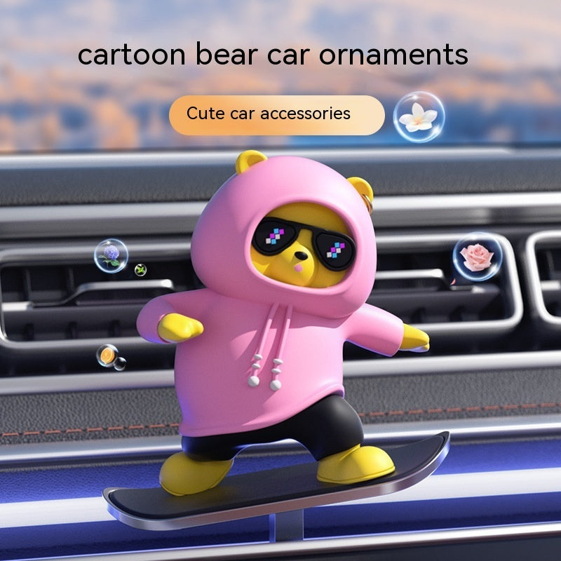 Mobile Bear Car Decoration Car Cartoon