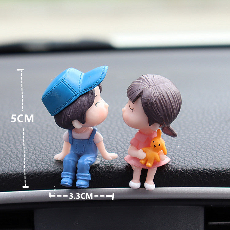 Decorative Ornaments For Couples In Car