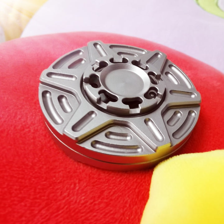 Fidget Spinner Stainless Steel  Decompression Toy Gift