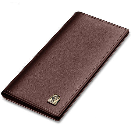 European And American New Wallet Long Soft Leather Men