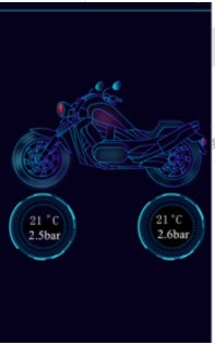 Wireless Tire Pressure Monitor For Detecting And Alarming Two-wheeled Electric Locomotive