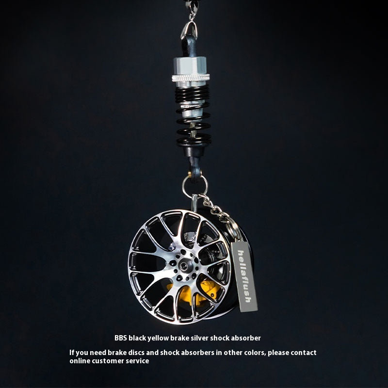 Wheel Hub Car Pendant Pendant Ornament Key Hanger