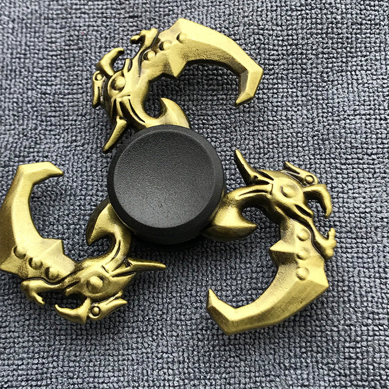 Bronze Alloy Fingertip Gyro Relieving Spinning Top Rotating Hand Spinner