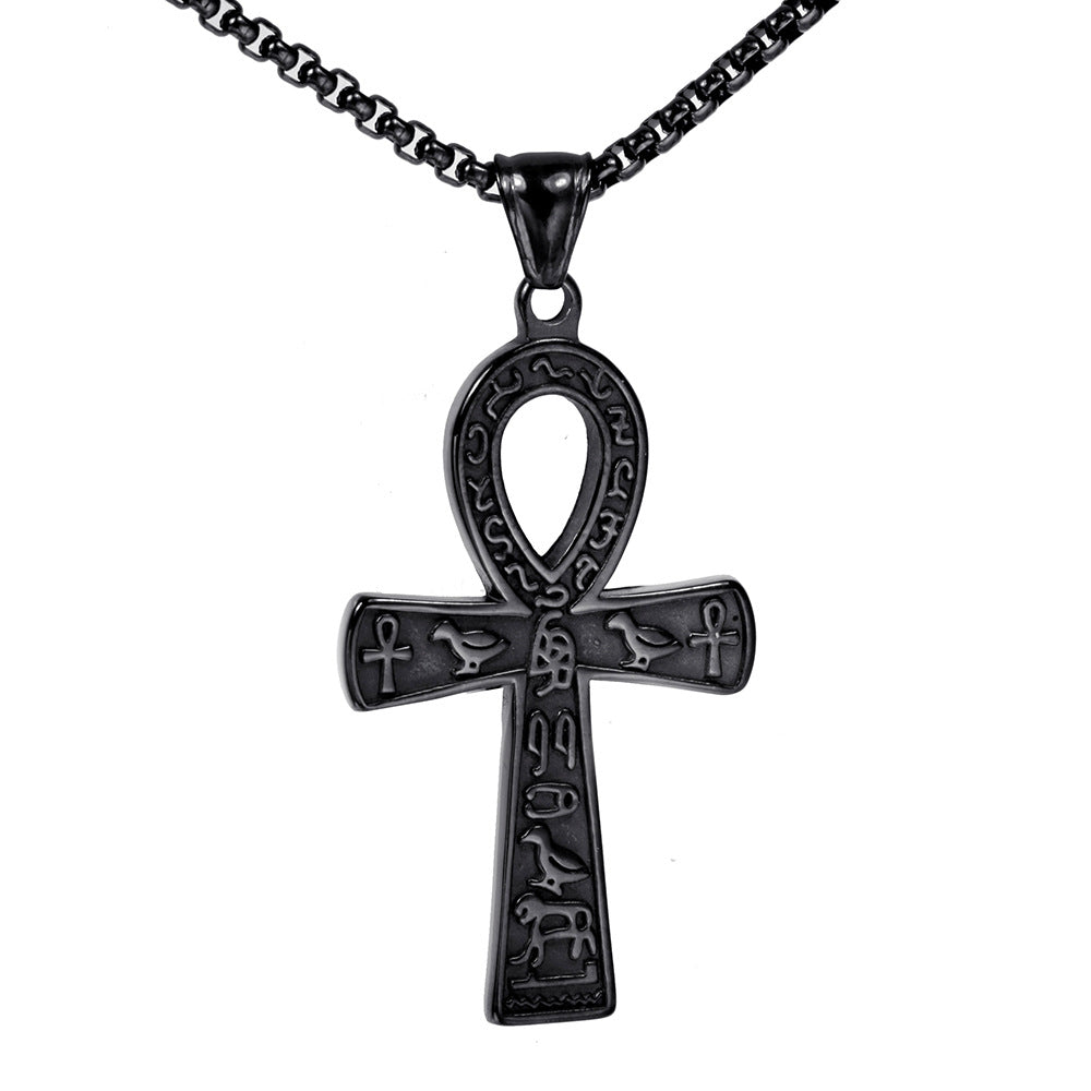 Cross Necklace Stainless Steel Pendant Necklace