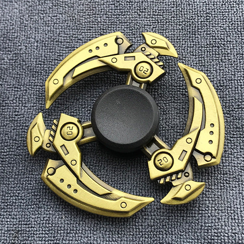 Bronze Alloy Fingertip Gyro Relieving Spinning Top Rotating Hand Spinner