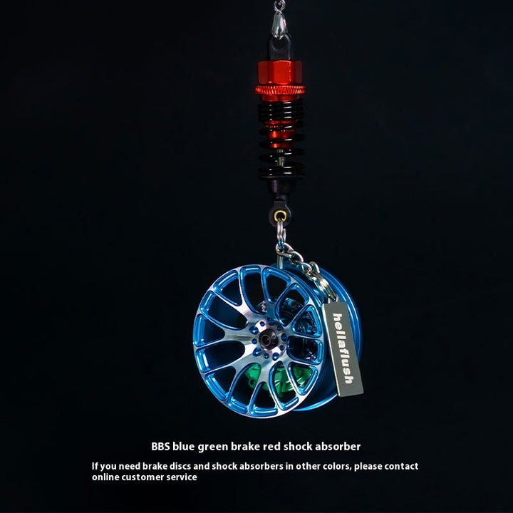 Wheel Hub Car Pendant Pendant Ornament Key Hanger