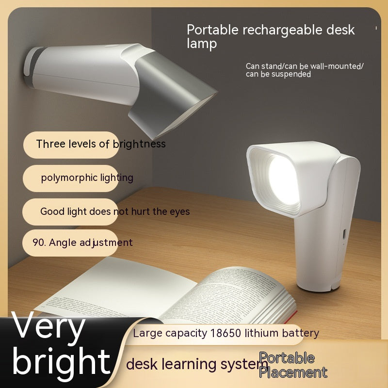 Eye Protection Lamp Touch Dimming And Color-changing Rechargeable Light